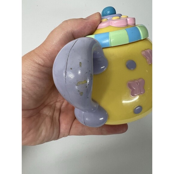 Vintage 2000 Fisher Price Musical Tea Set Dishes Cups Plates Spoons Platter - Picture 9 of 9